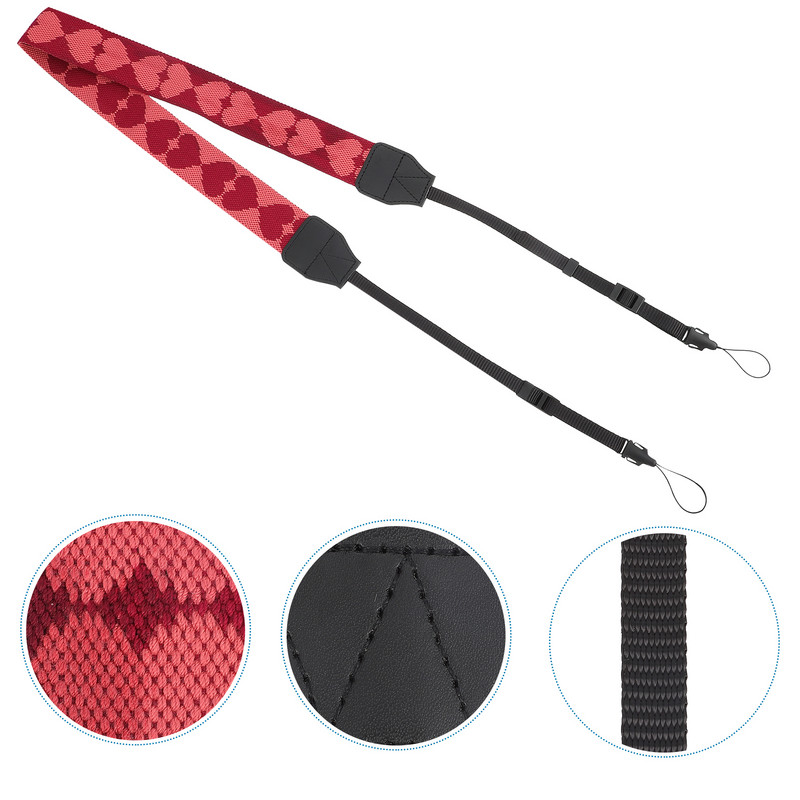 1 tk rihm Mugav kaasaskantav mugav kaamera kaelarihm õlarihm kaamera rihm Kaamera kaelarihm