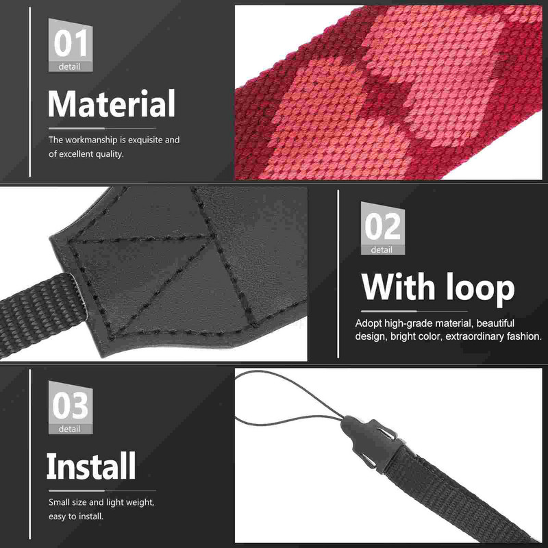 1 tk rihm Mugav kaasaskantav mugav kaamera kaelarihm õlarihm kaamera rihm Kaamera kaelarihm