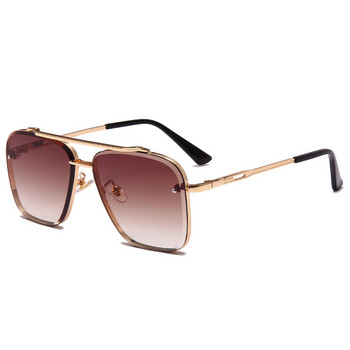 Нови модни класически квадратни слънчеви очила Cool Men Vintage Brand Design Metal Sunglasses Women Shades UV400 Oculos De Sol