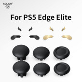 Gamepad Rocker Cap 3D Joystick Cap Poklopac gumba Metalna lopatica Back Button Kit Mushroom Head Thumb stick Kape za PS5 Edge Elite