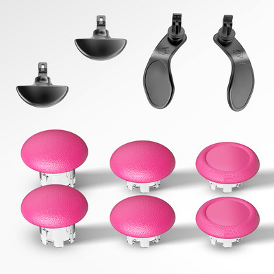 Gamepad Rocker Cap 3D Joystick Cap Poklopac gumba Metalna lopatica Back Button Kit Mushroom Head Thumb stick Kape za PS5 Edge Elite