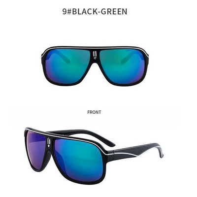 Nauji kvadratiniai akiniai nuo saulės Vyriški vintažiniai retro sportiniai vairavimo akiniai nuo saulės Negabaritiniai spalvingi lauko akiniai Gafas De Sol Hombre