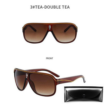 Nauji kvadratiniai akiniai nuo saulės Vyriški vintažiniai retro sportiniai vairavimo akiniai nuo saulės Negabaritiniai spalvingi lauko akiniai Gafas De Sol Hombre