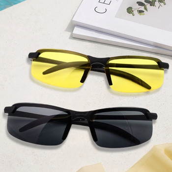 Ανδρικά πολωτικά γυαλιά οδήγησης Αντιθαμβωτικά γυαλιά νυχτερινής όρασης Γυναικεία γυαλιά ηλίου μισού σκελετού ημέρας και νύχτας Google for Driver UV400