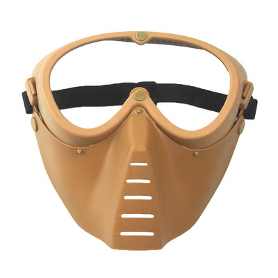 Military Airsoft Paintball Masks Tactical Steel Mesh/Fens Full Face Mask for Army Outdoor Hunting Paintball