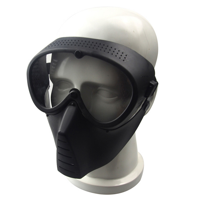 Military Airsoft Paintball Masks Tactical Steel Mesh/Fens Full Face Mask for Army Outdoor Hunting Paintball