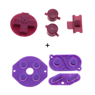 „YuXi“ guminis laidus mygtukas ABD pagalvėlė Silikoninis „Start Select“ klaviatūra ir „pasidaryk pats“ mygtukų rinkinys, skirtas „Gameboy Classic GB“ remonto dalims