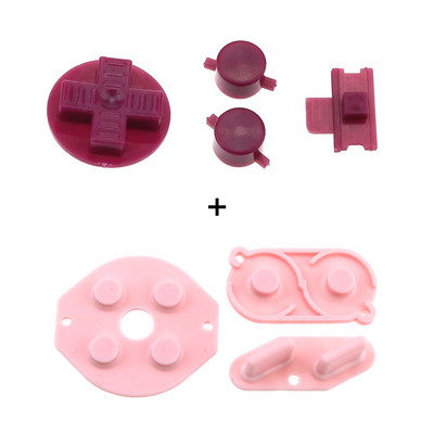 „YuXi“ guminis laidus mygtukas ABD pagalvėlė Silikoninis „Start Select“ klaviatūra ir „pasidaryk pats“ mygtukų rinkinys, skirtas „Gameboy Classic GB“ remonto dalims