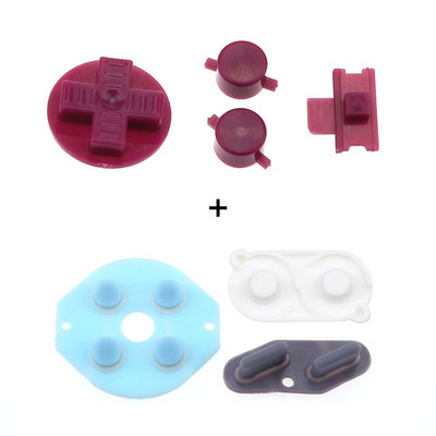 „YuXi“ guminis laidus mygtukas ABD pagalvėlė Silikoninis „Start Select“ klaviatūra ir „pasidaryk pats“ mygtukų rinkinys, skirtas „Gameboy Classic GB“ remonto dalims