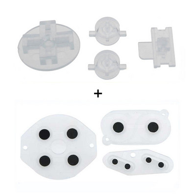 „YuXi“ guminis laidus mygtukas ABD pagalvėlė Silikoninis „Start Select“ klaviatūra ir „pasidaryk pats“ mygtukų rinkinys, skirtas „Gameboy Classic GB“ remonto dalims