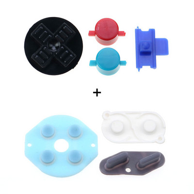 „YuXi“ guminis laidus mygtukas ABD pagalvėlė Silikoninis „Start Select“ klaviatūra ir „pasidaryk pats“ mygtukų rinkinys, skirtas „Gameboy Classic GB“ remonto dalims