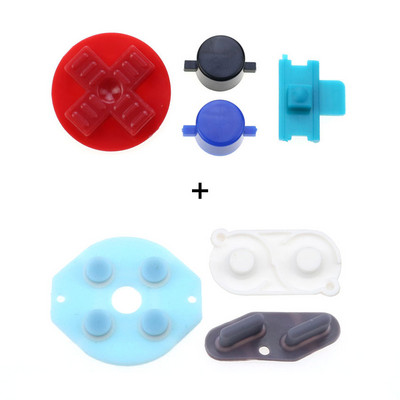 „YuXi“ guminis laidus mygtukas ABD pagalvėlė Silikoninis „Start Select“ klaviatūra ir „pasidaryk pats“ mygtukų rinkinys, skirtas „Gameboy Classic GB“ remonto dalims