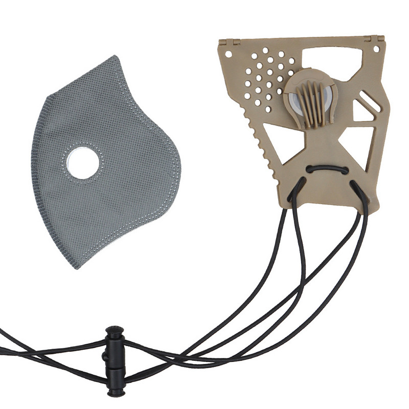 Tactical Cyberpunk Arcmaszk Cserélhető félmaszk szűrő állítható pánt Halloween Cosplay pillangó maszk Airsoft paintball