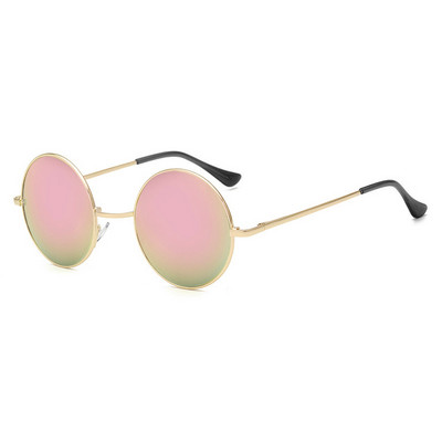 Retro Klasikiniai Akiniai nuo saulės Apvalūs akiniai Vyrai Moterims Žvejybos Akiniai Akiniai Stovyklavimui Žygiams Vairavimo akiniai Metalo rėmeliai Akiniai nuo saulės