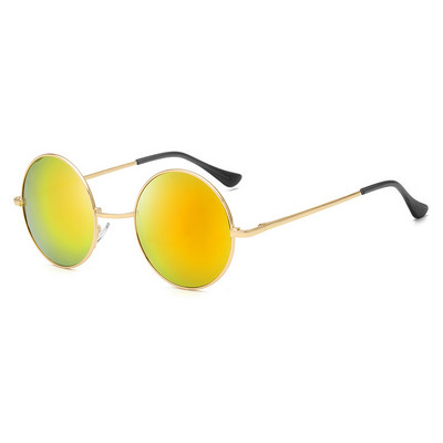 Retro Klasikiniai Akiniai nuo saulės Apvalūs akiniai Vyrai Moterims Žvejybos Akiniai Akiniai Stovyklavimui Žygiams Vairavimo akiniai Metalo rėmeliai Akiniai nuo saulės