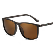 Polariseeritud vintage päikeseprillid Meeste bränd Disainer Klassikalised kandilised päikeseprillid Meeste Moevarjud Peegel Gafas De Sol Hombre