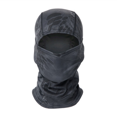 Тактическа маска за цялото лице Balaclava Multicam Jungle Rattlesnake Camouflage For Outdoor Cycling Airsoft Paintball Hunting Face Mask