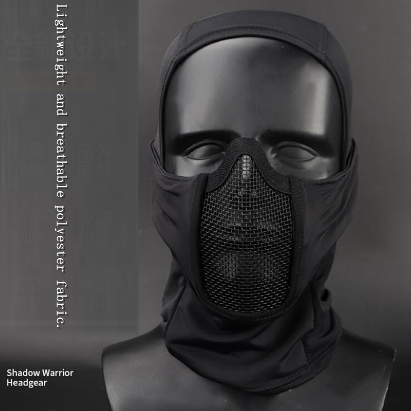 Μάσκα Tactical Full Face Hunting Headgear Breathable Mesh Mask Airsoft Paintball Protective Mask CS Style Ninja Masks