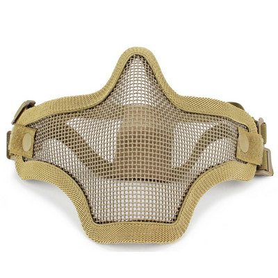 V1 Strike fémhálós koponya alsó taktikai félálarc Katonai hadsereg vadászkiegészítői Wagame Airsoft paintball maszkok