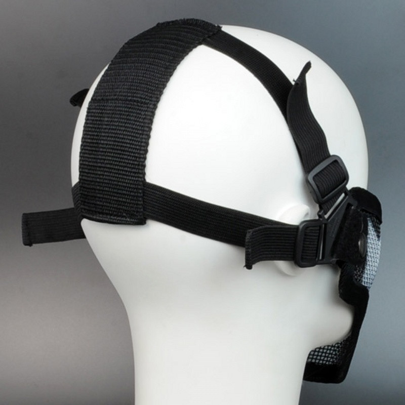 V1 Strike fémhálós koponya alsó taktikai félálarc Katonai hadsereg vadászkiegészítői Wagame Airsoft paintball maszkok