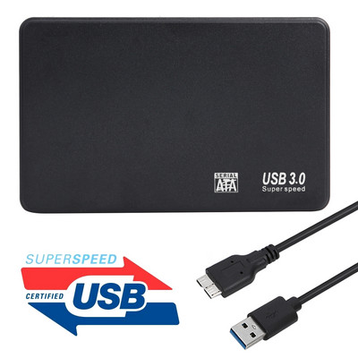 USB3.1 kućište za tvrdi disk 2,5 inča HDD kućište s USB3.0 do Type-C kabelom prijenosno kućište za tvrdi disk za SATA 1/2/3 HDD ili SSD