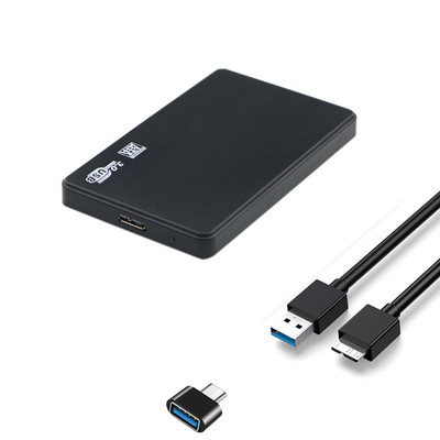 Case HD Externo USB 3.0 kuni 2,5 tolli SATA HDD SSD korpuse välise kõvaketta kettakarp PC sülearvuti nutitelefonile PS5