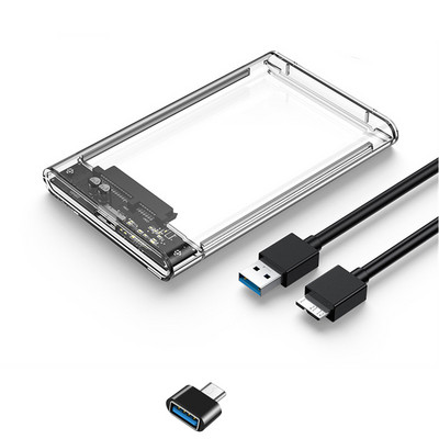 Case HD Externo USB 3.0 kuni 2,5 tolli SATA HDD SSD korpuse välise kõvaketta kettakarp PC sülearvuti nutitelefonile PS5