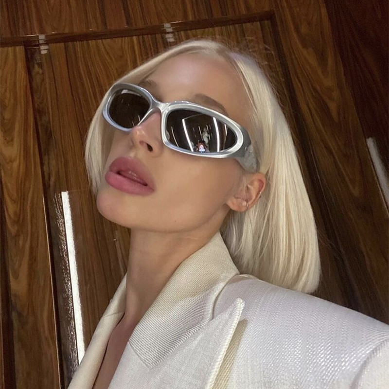 Népszerű női napszemüvegek 2023 Punk napszemüvegek Egyedi sport napszemüvegek férfi UV400 szemüveg ernyők tükör színes Y2k szemüvegek