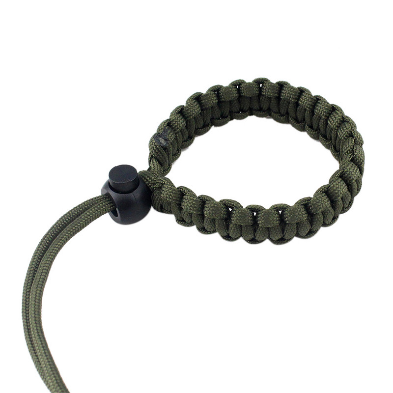 Univerzális kültéri kézzel készített zuhanásgátló kötél karkötő puha fonott hordozható csuklópánt fényképezőgép tartozékok nylon állítható