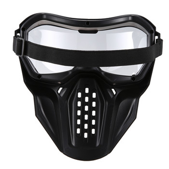 Προστατευτικά γυαλιά μάσκας για παιχνίδια Nerf Blaster Out Door Κόκκινο