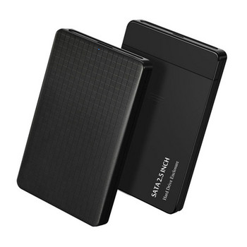Кутия за мобилен твърд диск Поддържа 6TB USB 3.0 кутия за твърд диск Високоскоростен SSD HDD Кутия за твърд диск за 2,5 инча SATA 1 2 3 Smart Sleep