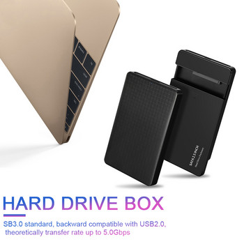 Υποστήριξη θήκης σκληρού δίσκου για φορητές συσκευές 6TB USB 3.0 Hard Drive Box Υψηλής ταχύτητας SSD HDD Hard Disk Box για SATA 2,5 ιντσών 1 2 3 Smart Sleep