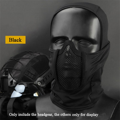 Wosport Headdgear Weai Resistant Quality Assurance Κράνος Military Tactical Balaclava Cap Hunting Προστατευτικό κάλυμμα κεφαλής αναπνεύσιμο