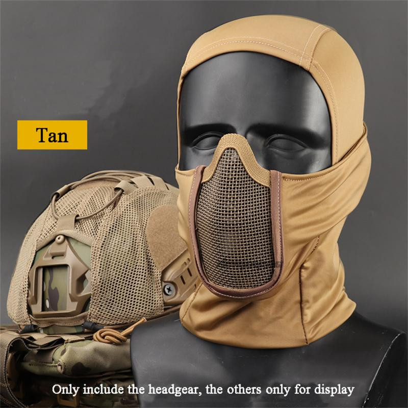 Wosport Headdgear Weai Resistant Quality Assurance Κράνος Military Tactical Balaclava Cap Hunting Προστατευτικό κάλυμμα κεφαλής αναπνεύσιμο