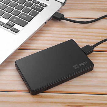 Πλαστική θήκη σκληρού δίσκου 3TB USB 2.0/3.0 2,5 ιντσών SATA SSD HDD Mobile Case