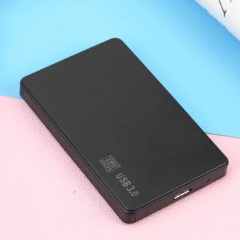 Пластмасов 3TB USB 2.0/3.0 корпус за твърд диск 2,5 инча SATA SSD HDD мобилен калъф