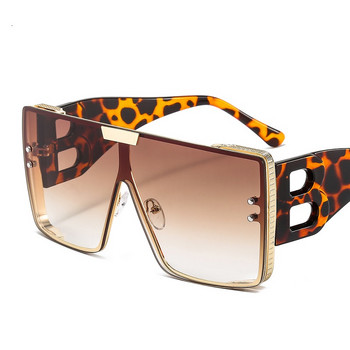 D&T нови слънчеви очила с големи рамки B букви дамски 2021 луксозна марка ретро квадратни метални слънчеви очила мъжки модни градиентни нюанси дама