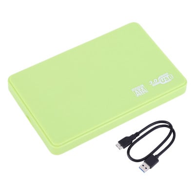 2,5 colio SSD dėklas SATA į USB3.0 HDD dėklas Kietojo disko korpusas Išorinis kietojo disko dėklas Kietojo disko dėžutė su USB3.0/2.0 kabeliu ABS