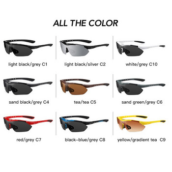 Нови поляризирани слънчеви очила за колоездене Мъже Жени Ретро Ретро шофиране Риболов Спорт Туризъм Очила Мъжки дизайнерски очила Sun Glasse
