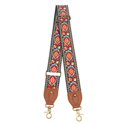 Retro etnilises stiilis kaamerarihm, kootud paksendatud polüestrist kaamera kaela õlarihm välifotograafia varustus suurepärane kingitus N