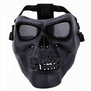 M02 Skull Skeleton Full Face Paintball Mask Cosplay Halloween Party Mask Hunting Military Army CS Wargame Tactical Airsoft Маски