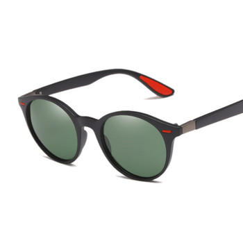 Дизайн на марката 2021 г. Поляризирани слънчеви очила Женски шофиращи сенки Мъжки ретро слънчеви очила Женски кръгли огледални летни UV400
