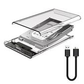 Kõvakettakarbid USB 3.0 tüüp C 3.1 kuni SATA III kõvaketta ümbris 2,5-tolline HDD SSD kest välise korpusega kõvaketta kettakarp