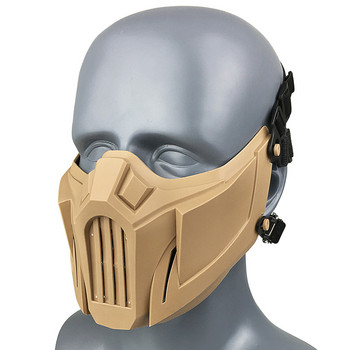 Еърсофт маска Творческа защитна маска за половината лице Игра на открито Маска Костюм Маска Спортни маски на открито