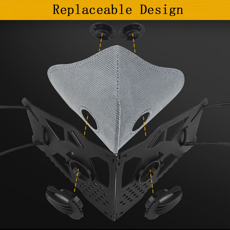 Taktinė drugelio formos kaukė Pusiau veido sulankstoma kaukė, atspari dulkėms ir vėjui, skirta jodinėjimui lauke karinei medžioklei.