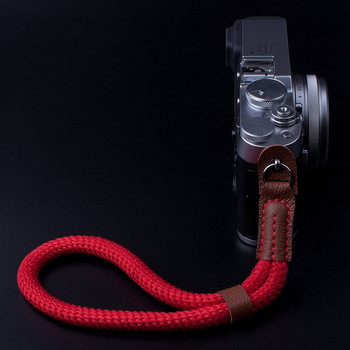 Λουράκι καρπού κάμερας για κάμερα DSLR Mirrorless Λουράκι χειρός κάμερας γρήγορης απελευθέρωσης με ασφαλέστερο συνδετήρα χειροποίητο νάιλον σχοινί