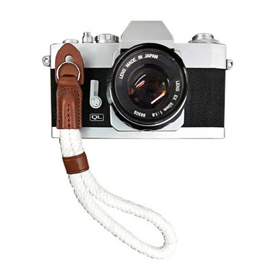 Kameros riešo dirželis, skirtas DSLR be veidrodžio fotoaparatui, greitai atleidžiamas fotoaparato rankinis dirželis su saugesne jungtimi Rankų darbo nailono virvė