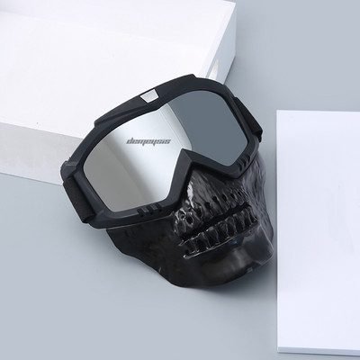 Naujausia karinė dažasvydžio kaukė su nuimamais akiniais Lauko medžioklės sporto apsaugos kaukė Taktinės šaudymo kaukės akiniai