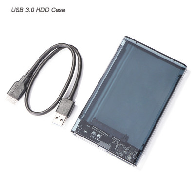 Harddisk Box USB 3.0 Tip C HDD SSD Carcasă Hard Disk SATA de 2,5 inchi Carcasă externă Componente portabile pentru computer