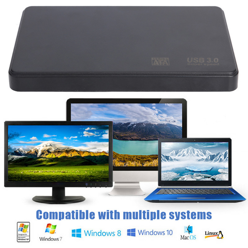 Carcasa HDD USB3.0 la SATA3 de 2,5 inchi 8TB HDD SSD extern Carcasa HDD Hardisc portabil cu cablu USB C pentru HDD SATA 1/2/3